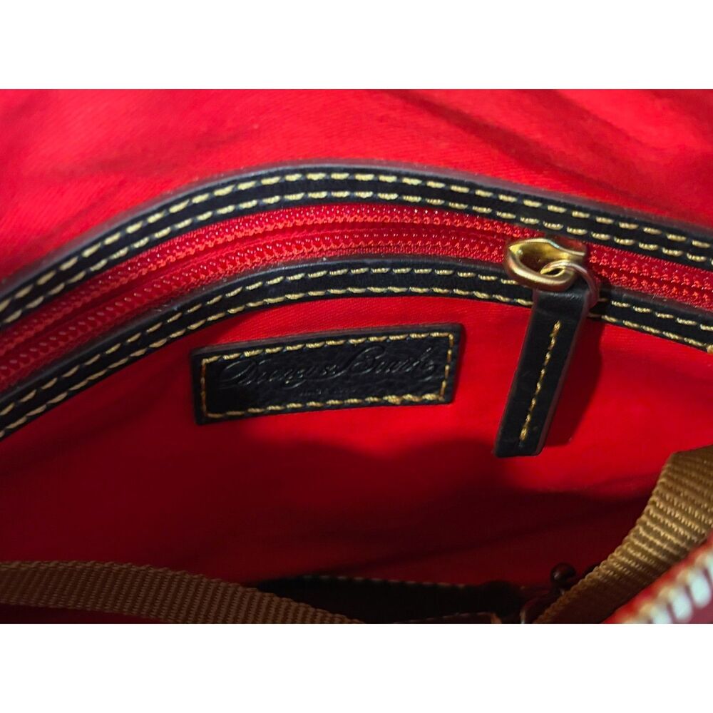 Dooney & Bourke Florentine Leather Ginger Crossbody EUC Navy Blue - Picture 6 of 7